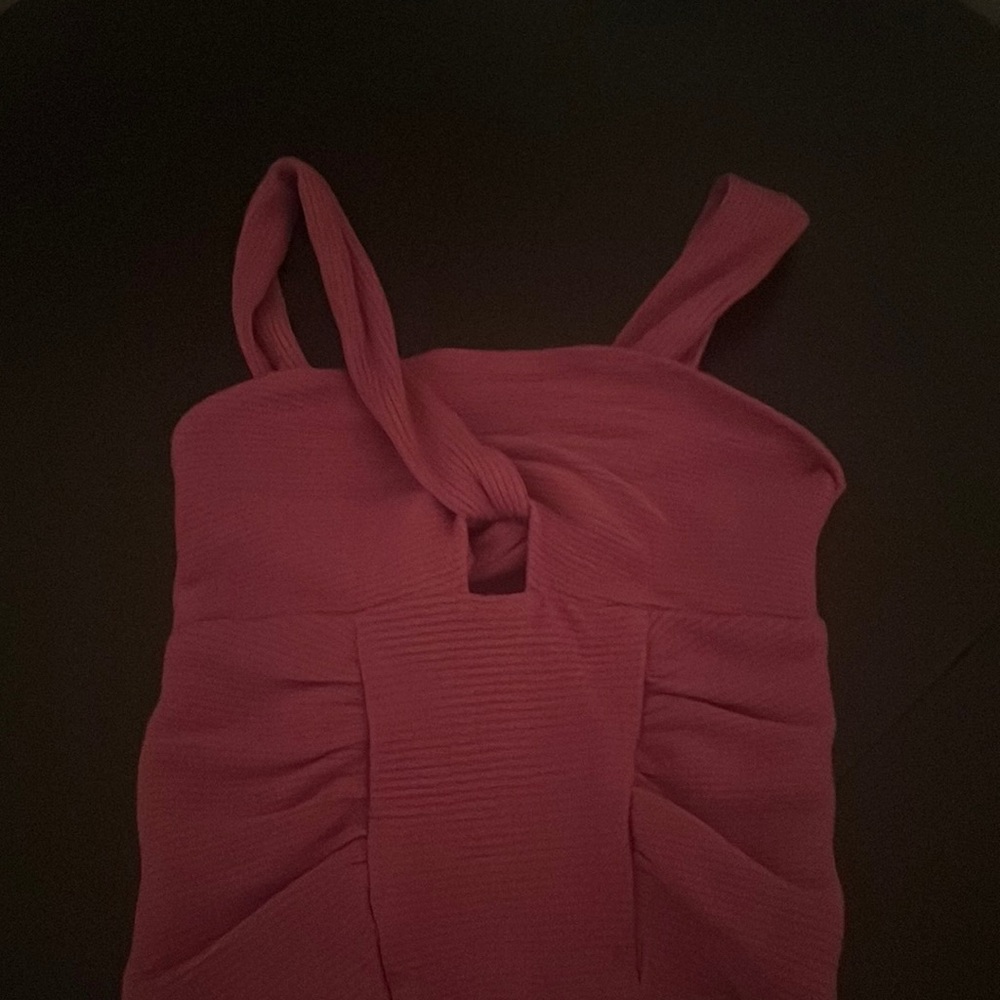 NWOT * Urban Outfitters Mauve Keyhole Crop Top Size XS